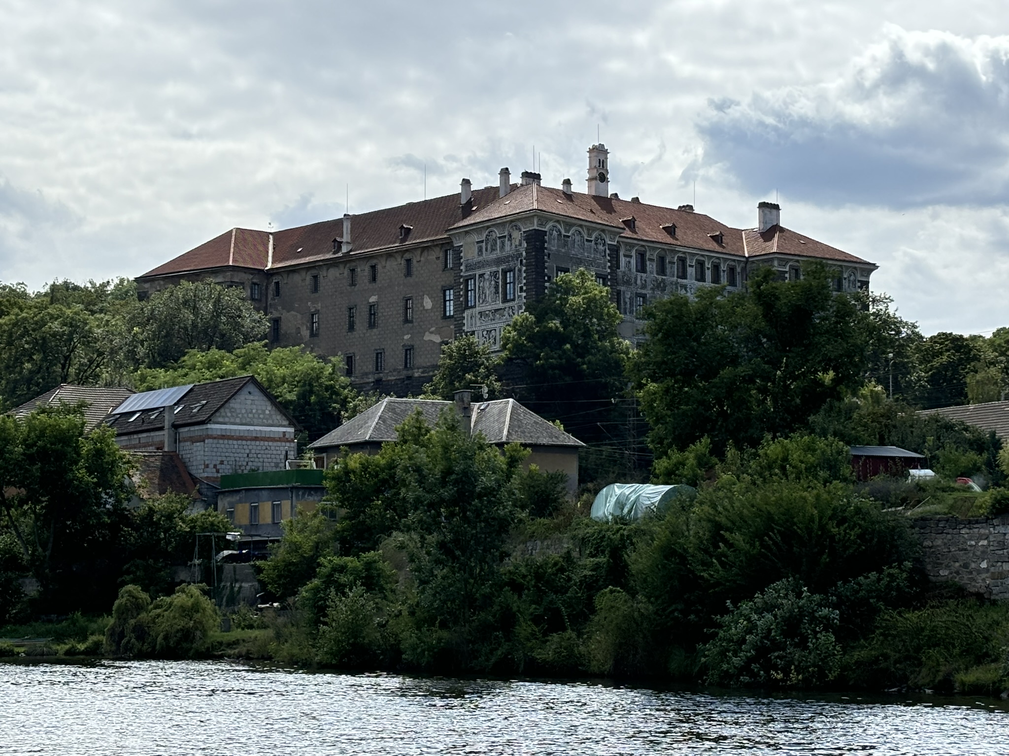 Charter-Revier Tschechien: Blick von der Moldau zur Prager Burg