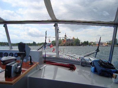 Auf dem Schweriner See mit Blickrichtung auf das Schloß
